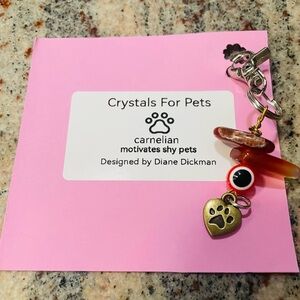 Newly, Handcrafted Crystals For Pets (Dog/Cat Collar)